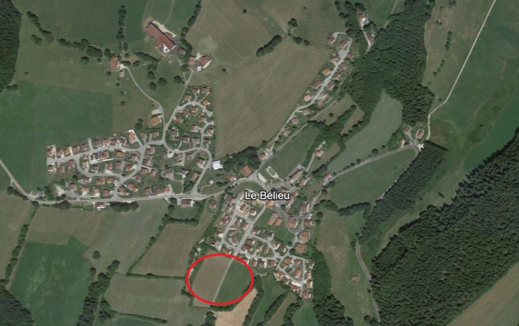 LE BELIEU "La Plaine", terrains viabilisés à bâtir
