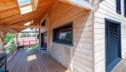Exemple de maison bois en kit - Terrasse