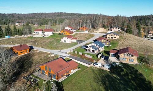 Terrain et maison bois à bâtir - LAMOURA Haut Jura