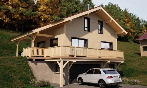 MONTLEBON (Derrière le Mont) - Maison neuve sur terrain de 659 m²