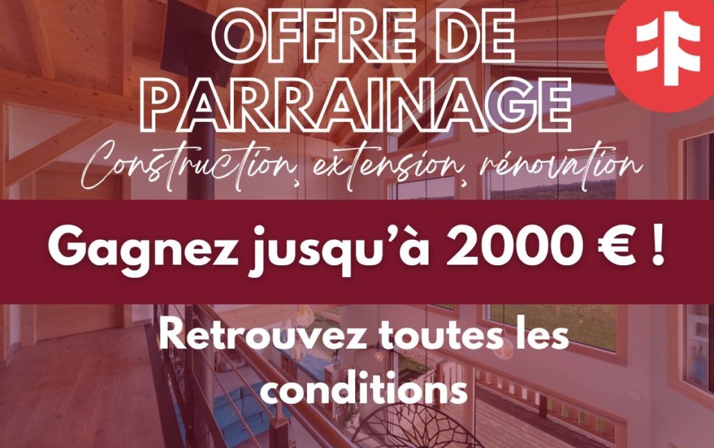 Jusqu'à 2000€ à gagner avec notre parrainage !