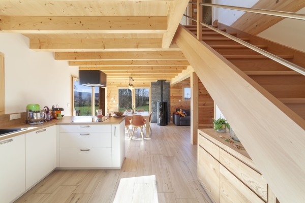 Chalet moderne en bois thermo-chauffé (Montbéliardot)