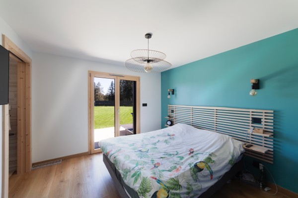 Maison bois contemporaine sur 3 niveaux (Villers-le-Lac)