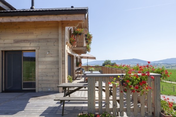 Chalet traditionnel fleuri (Avoudrey)