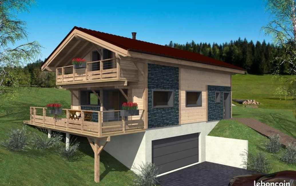 Terrain + maison bois à bâtir - VORGES-LES-PINS proche BESANCON