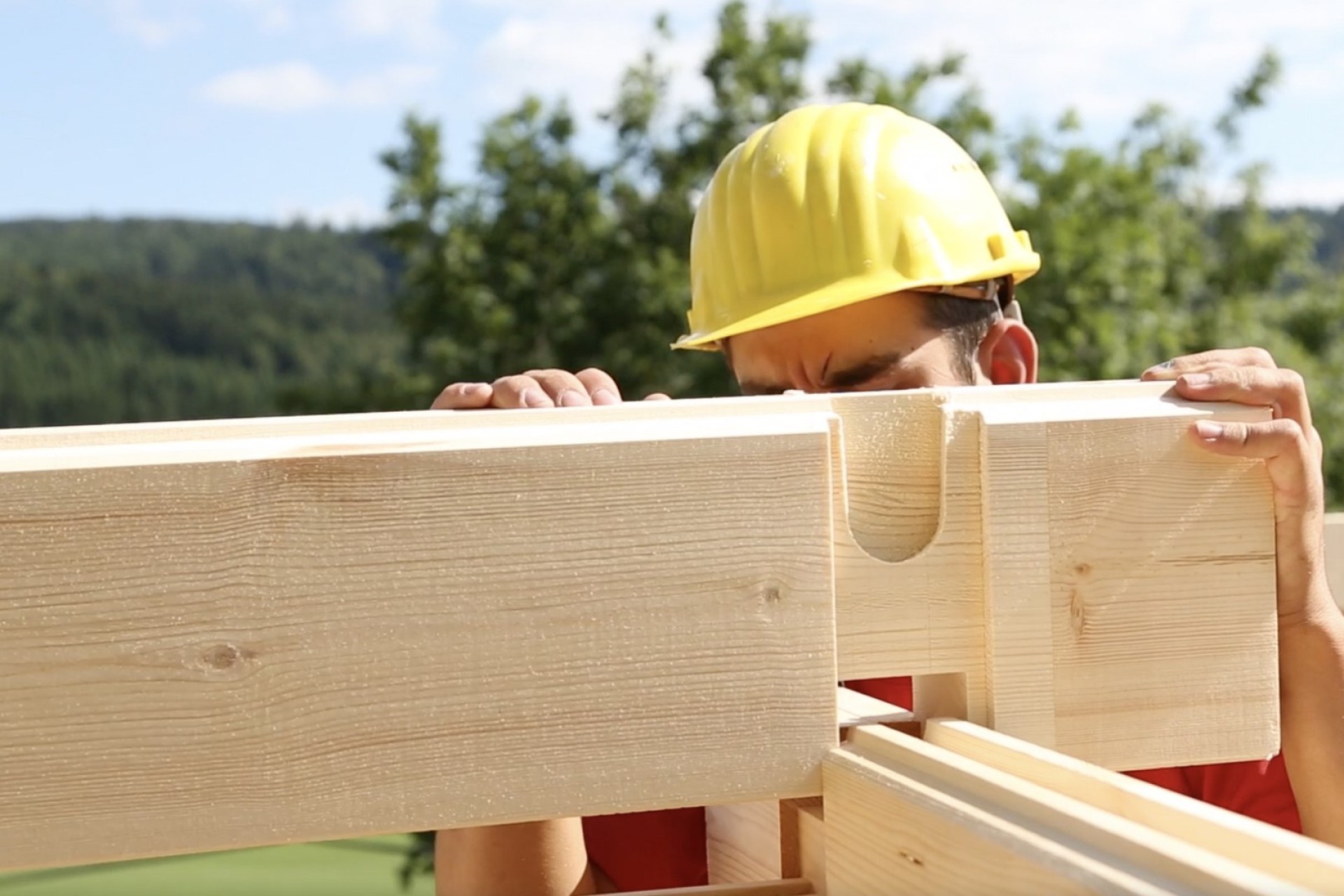 Le madrier bois, une technique de construction éprouvée