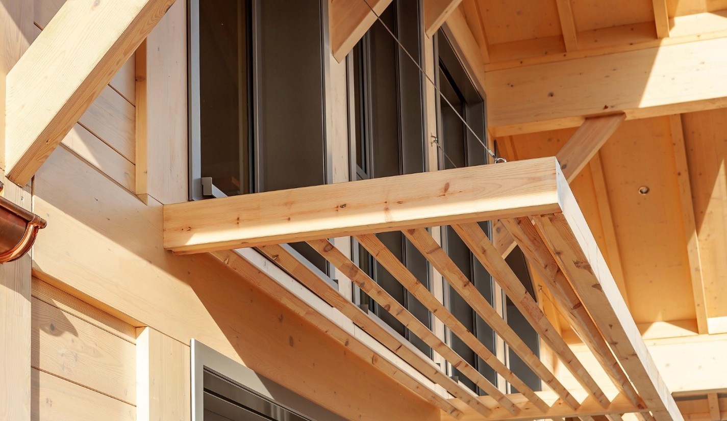 Exemple de maison bois en kit - Façade