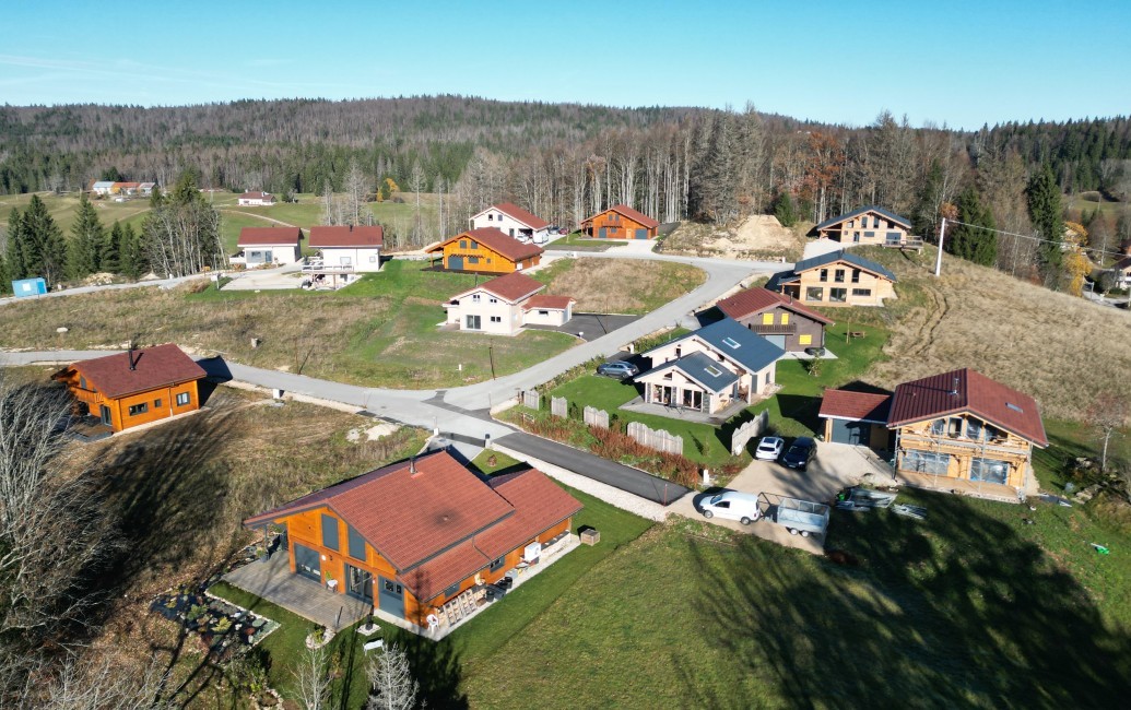 Terrain et maison bois à bâtir - LAMOURA Haut Jura