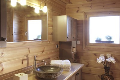 Maison bois style traditionnel - Salle de bain